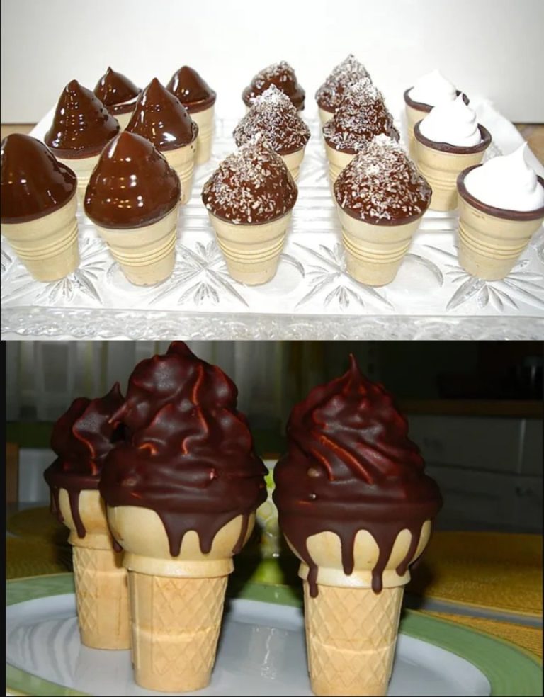 Schaum-Waffellikörbecher – Wykwintny Deser w Miniformacie