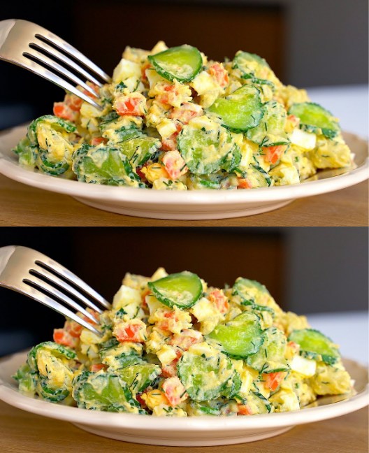 Sałatka z ogórków spala tłuszcz