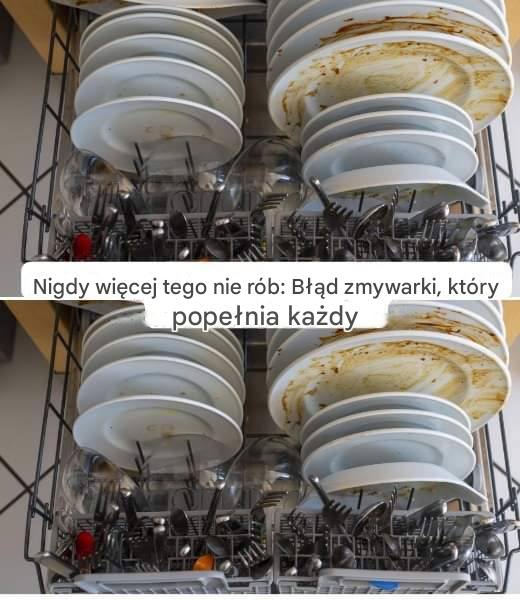 Nigdy więcej tego nie rób: Błąd, który każdy popełnia w zmywarce 🚿🍽️