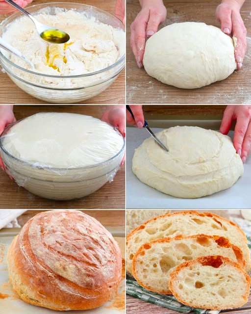 Przepis na domowy włoski chleb rzemieślniczy