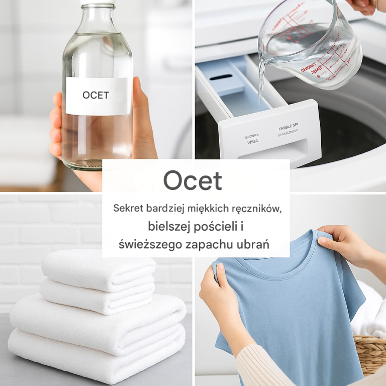 Ocet dla świeżego prania bez zapachu