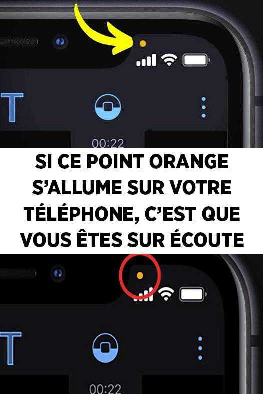 Jeżeli na Twoim telefonie zaświeci się ta pomarańczowa kropka, oznacza to, że jesteś podsłuchiwany.