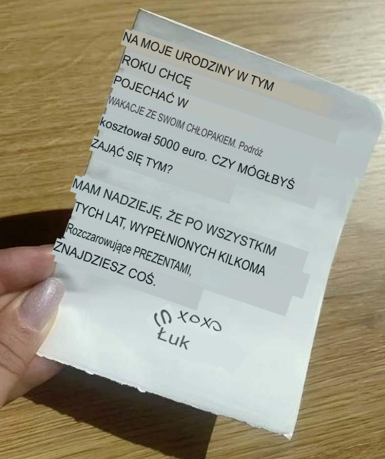 Nieoczekiwana prośba: kiedy nasza wnuczka prosi o zaskakująco dużą sumę pieniędzy