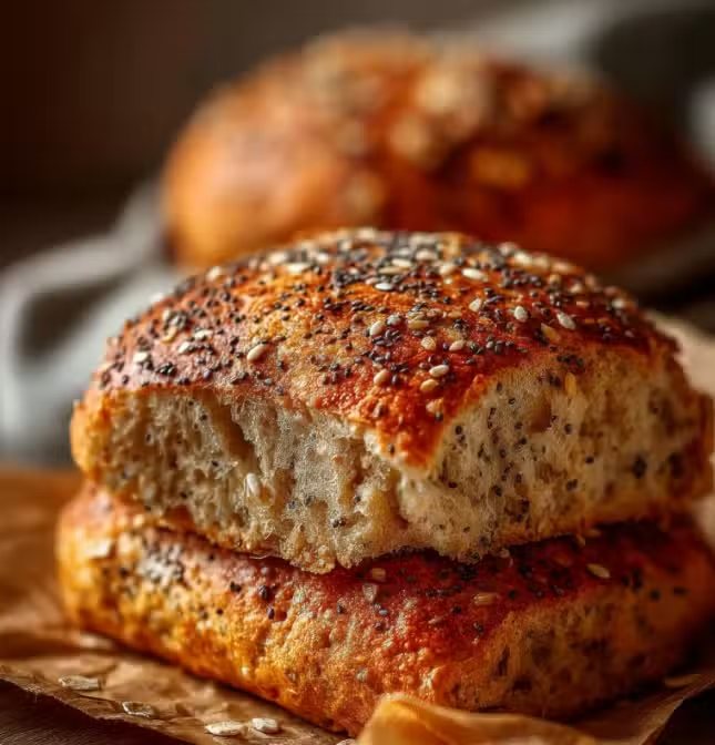 Chleb witalny: owies i nasiona chia bez mąki