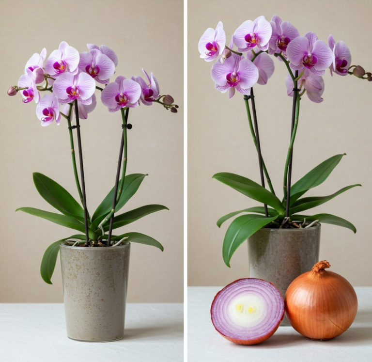 Tylko 1 cienki plasterek tygodniowo! Orchidee wypuszczają nawet 500% więcej gałęzi kwiatowych