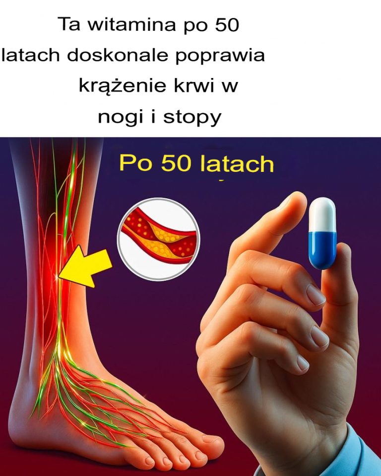 Ta witamina jest cudowna w poprawianiu krążenia krwi w nogach i stopach po 50. roku życia