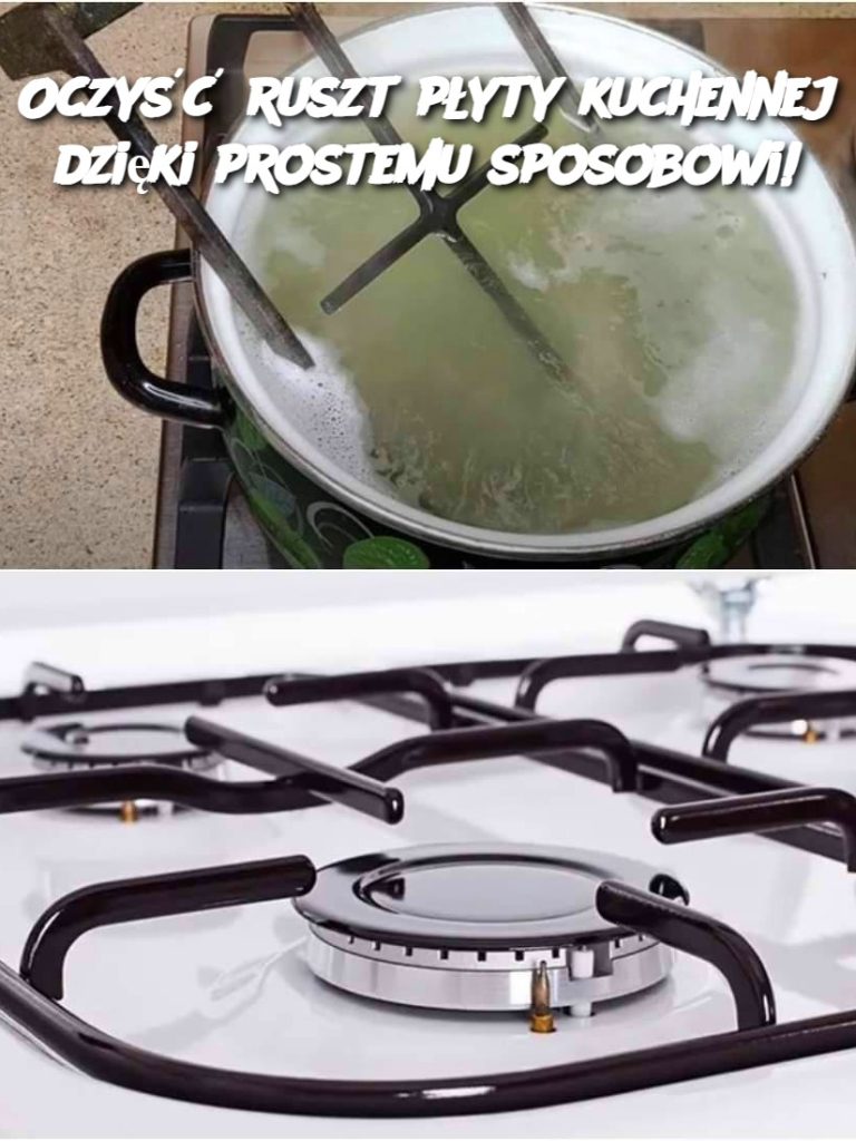 Oczyść ruszt płyty kuchennej dzięki prostemu sposobowi!