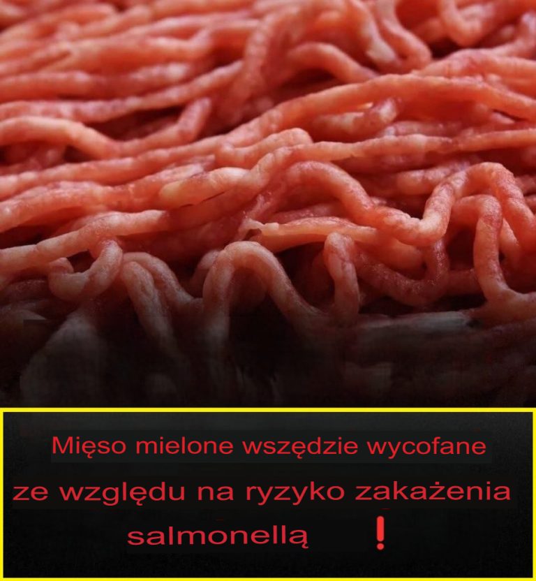 🤢Mięso mielone jest wycofywane ze sprzedaży wszędzie ze względu na ryzyko zakażenia salmonellą❗