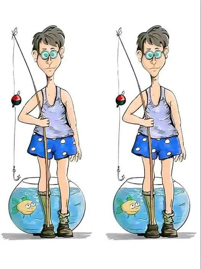 Czy zauważyłeś 5 różnic pomiędzy tymi dwoma obrazkami?