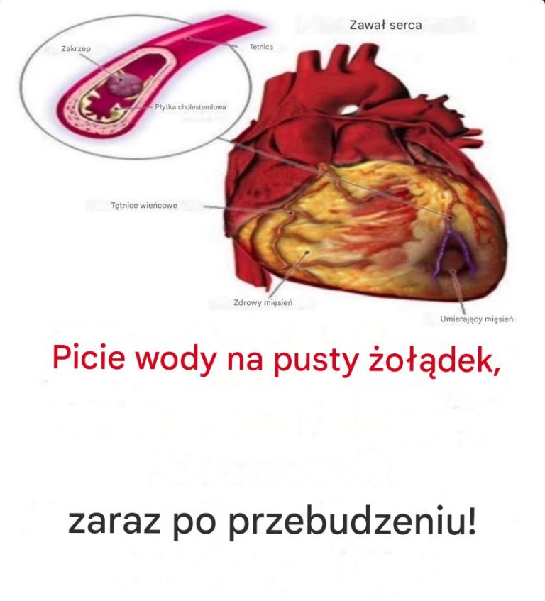 Zacznij dzień właściwie: Jak picie wody na pusty żołądek może pomóc w zapobieganiu atakom serca