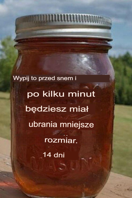 Napój detoksykacyjny spalający tłuszcz