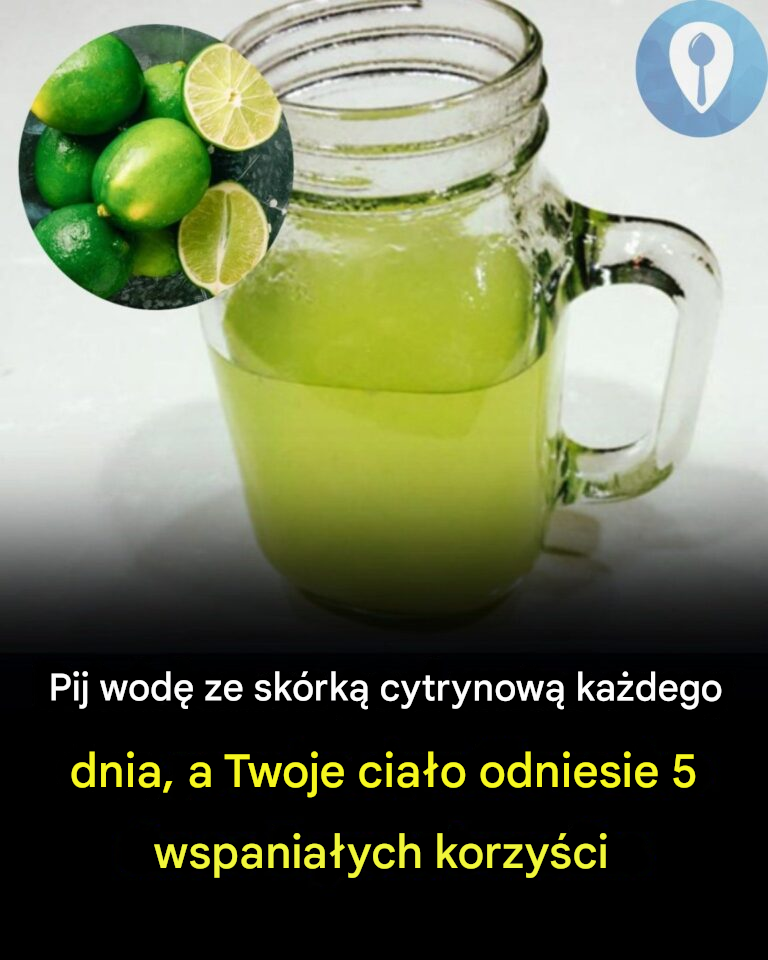 Korzyści z codziennego picia wody ze skórką cytrynową