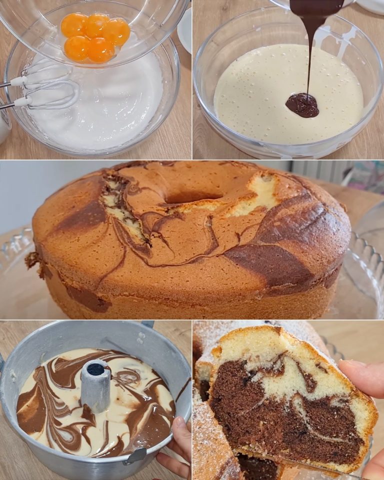 Pączek marmurkowy: prosty, miękki i pyszny przepis