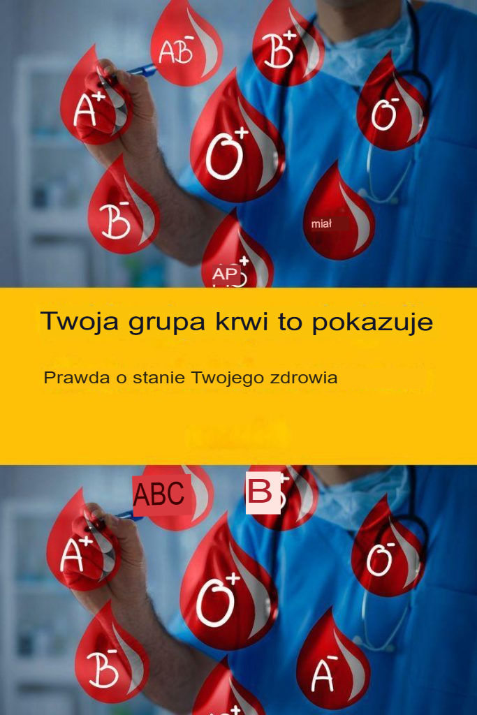 Zdrowie i grupa krwi: mało znany związek, który warto znać