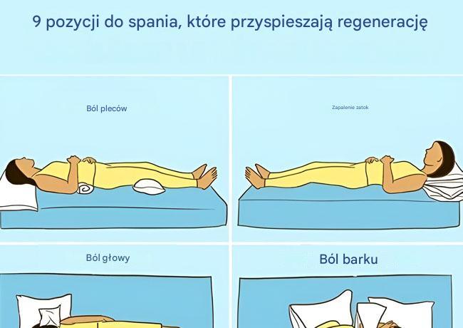 Zoptymalizuj swoją regenerację dzięki tym 9 pozycjom snu