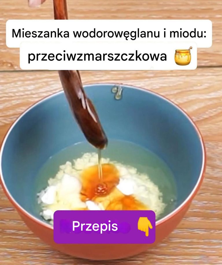 Jak używać sody oczyszczonej i miodu do usuwania zmarszczek