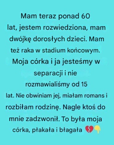 Zadzwoniła do mnie po 15 latach… i zmieniła wszystko