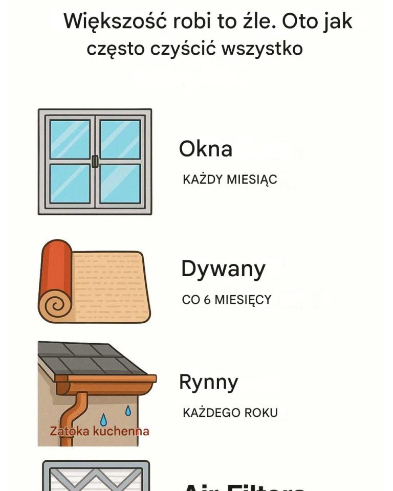 Większość robi to źle. Oto jak często czyścić wszystko