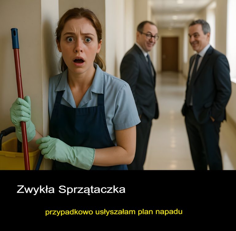 Zwykła sprzątaczka przypadkowo podsłuchała plan napadu