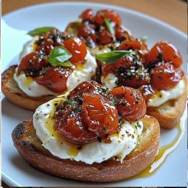 Burrata Bruschetta: włoska w jedem Bissen! 🍞🍅🧀