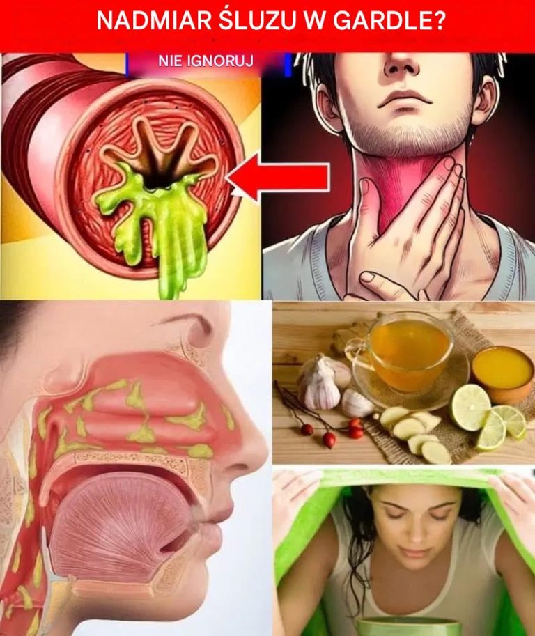 15 skuteczne domowe sposoby na usunięcie śluzu i plwociny z gardła, zapalenia zatok i nieżytu nosa