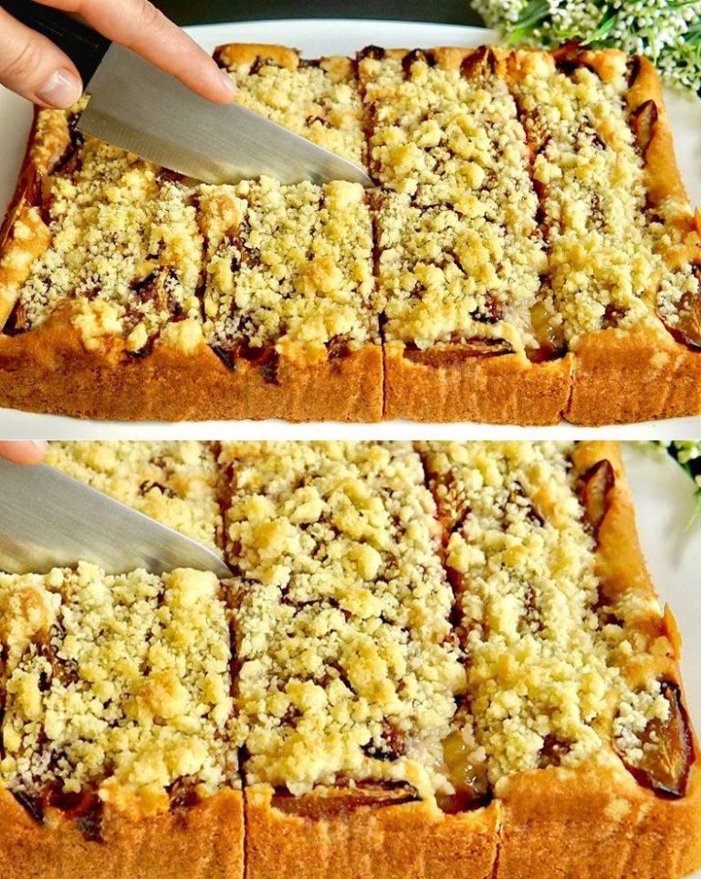 Ciasto śliwkowe, które rozpływa się w ustach! Łatwe i pyszne! Otrzymasz w 15 minut