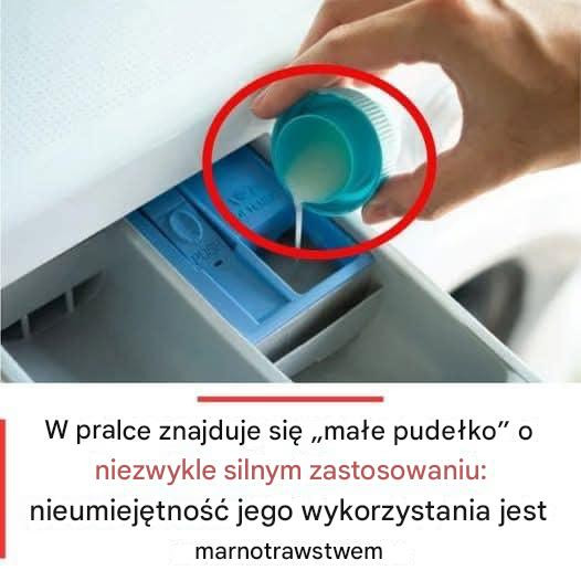 W pralce znajduje się „małe pudełko” o niezwykle silnym zastosowaniu: nieumiejętność jego wykorzystania to marnotrawstwo