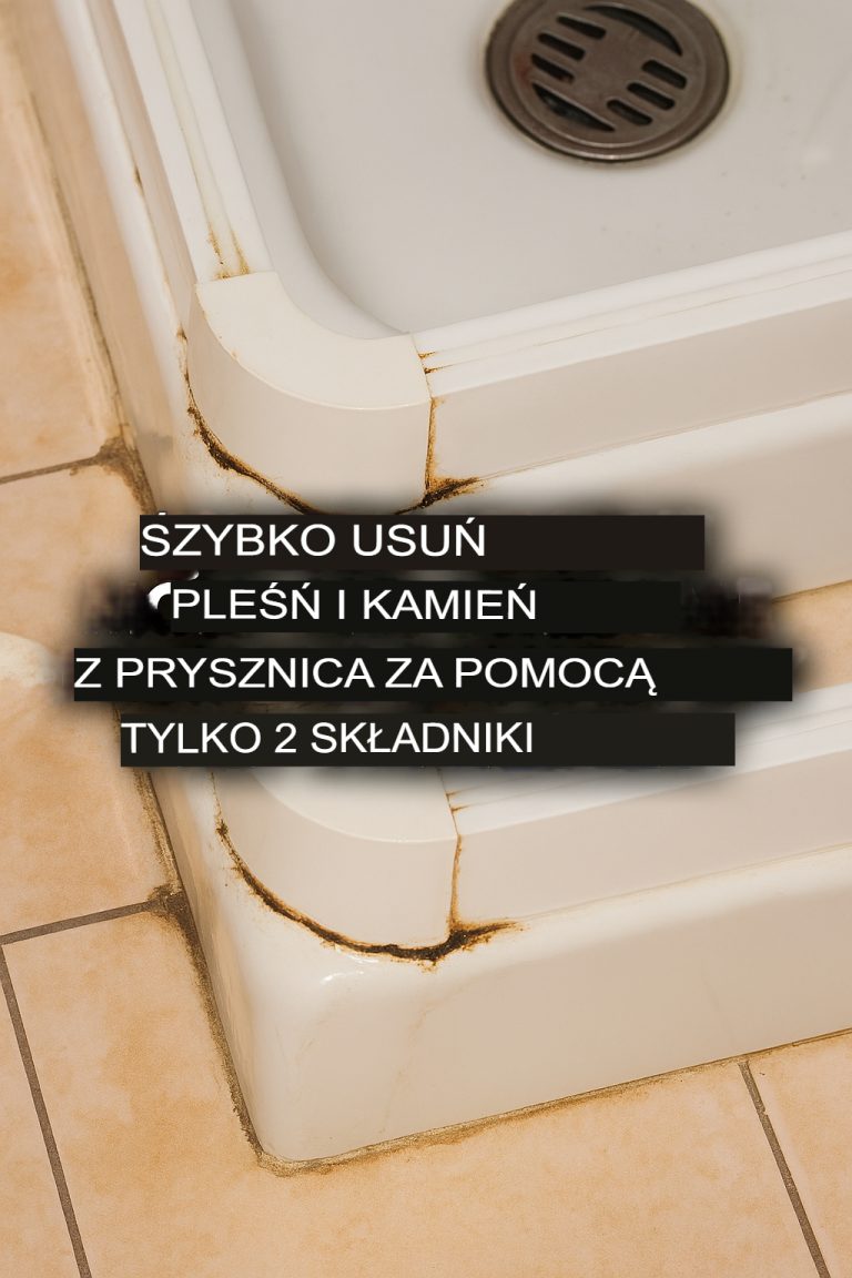 Jak usunąć pleśń i kamień z prysznica