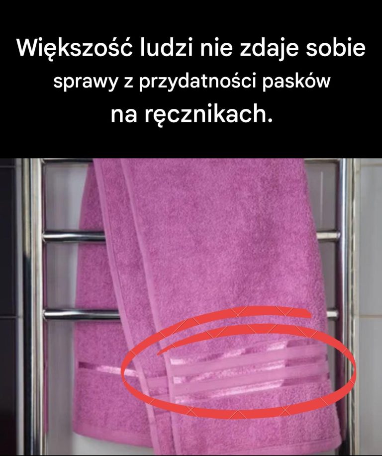 Paski na ręcznikach mają prawdziwe zastosowanie… i być może o tym nie wiedziałeś