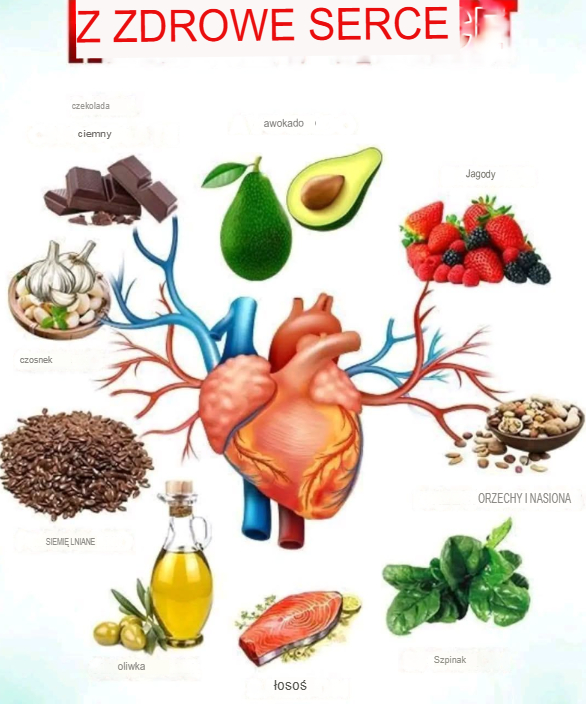 9 najlepszych produktów spożywczych dla zdrowego serca
