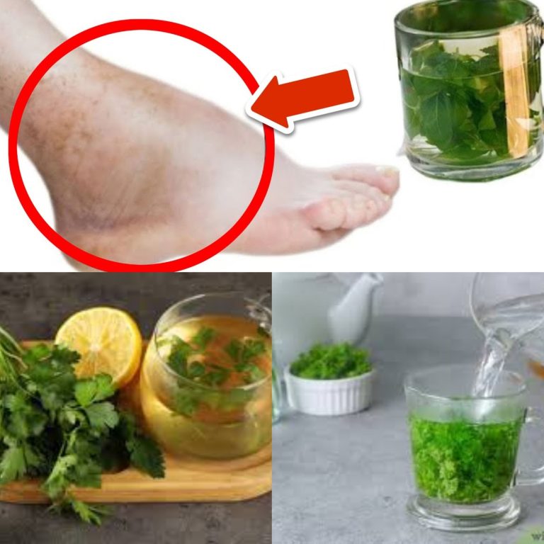 Cudowna herbata z pietruszki: naturalny środek na opuchnięte stopy i nogi