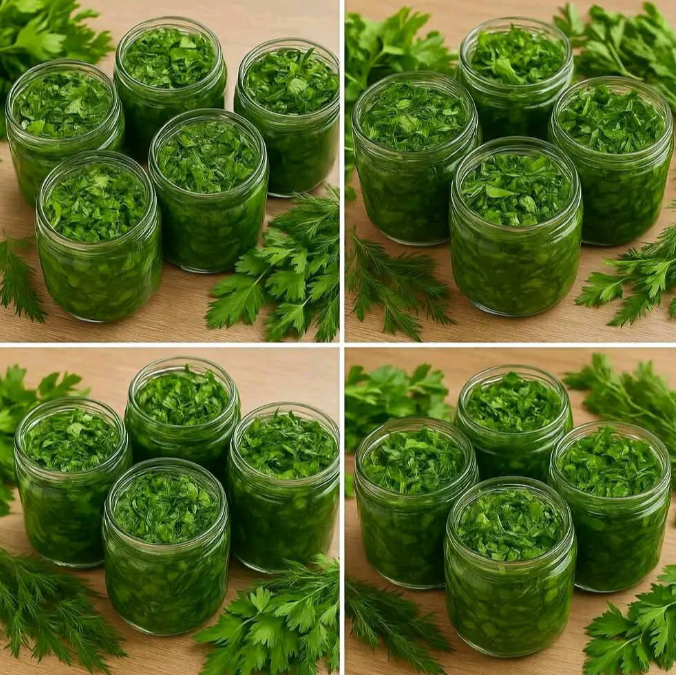 Jak zachować pietruszkę i jej świeżość przez rok: metoda szefa kuchni