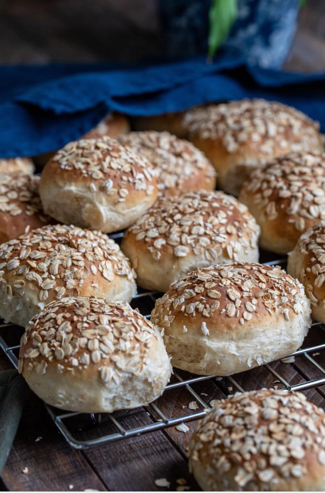 Soczyste bułeczki z owsianką