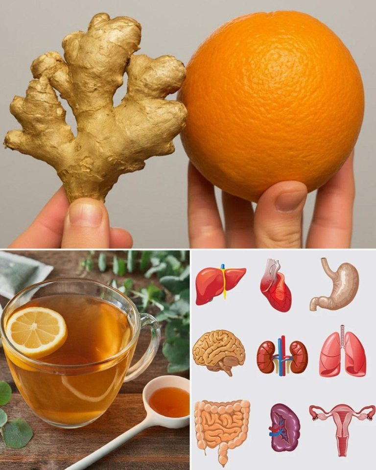 Napój detoksykacyjny z imbirem i pomarańczą – naturalnie oczyszcza nerki, wątrobę i płuca