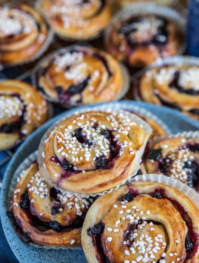 Bułeczki z jagodami