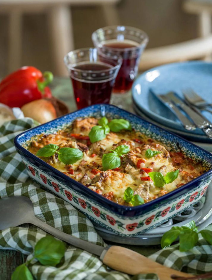 Filet wieprzowy zapiekany z boczkiem