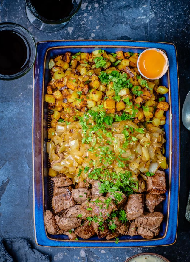 Wołowina Rydberg z kremem musztardowym