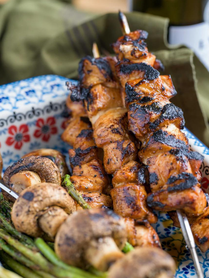 Szaszłyki z kurczaka z miodem