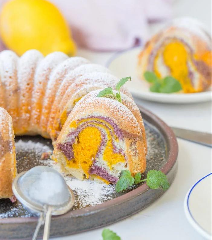 Kolorowy biszkopt z cytryną!