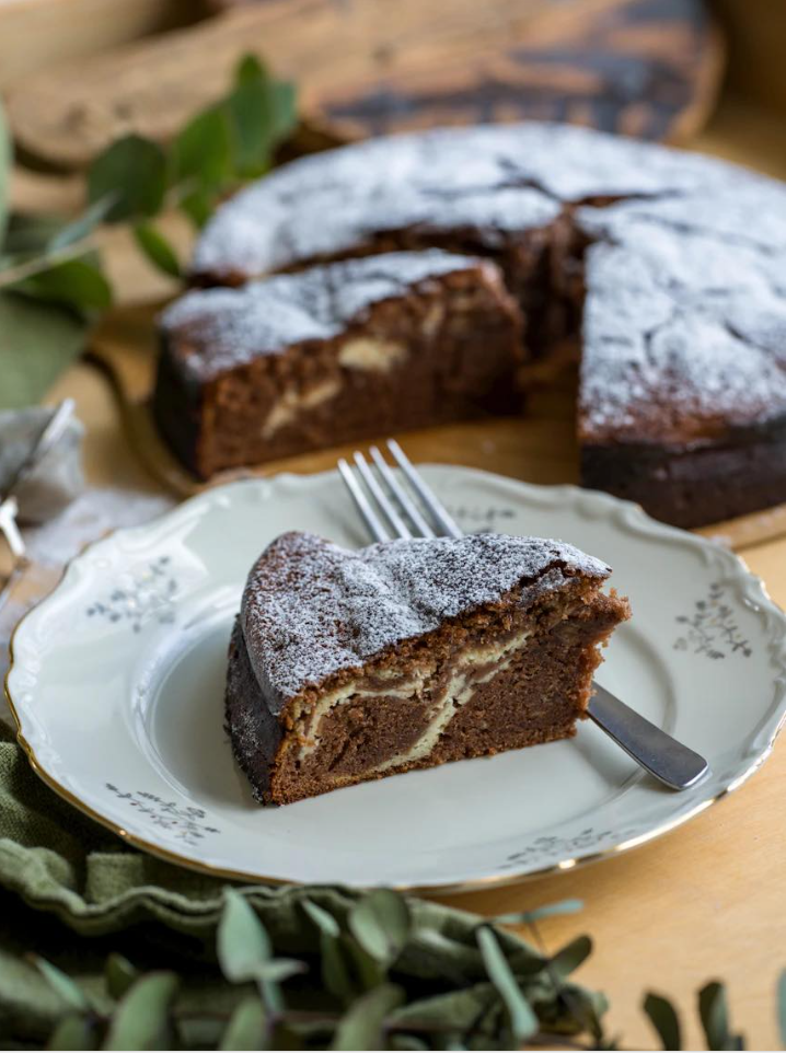 Ciasto czekoladowe z sernikiem