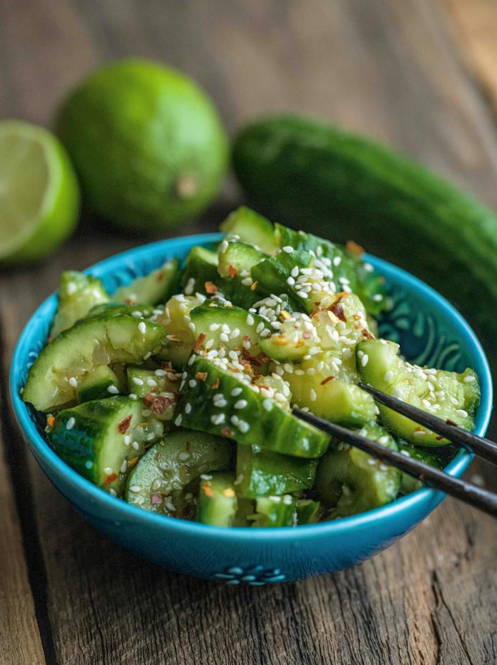 Sałatka ogórkowa – rozgnieciona