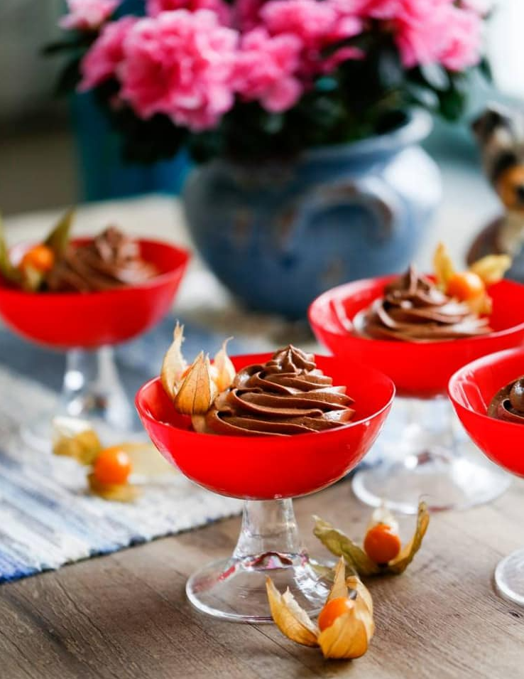 Czekoladowe musy Julii Childs