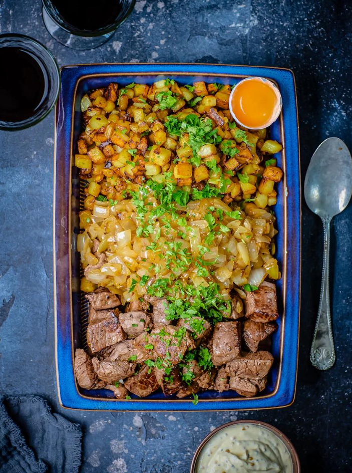 Wołowina Rydberg z kremem musztardowym