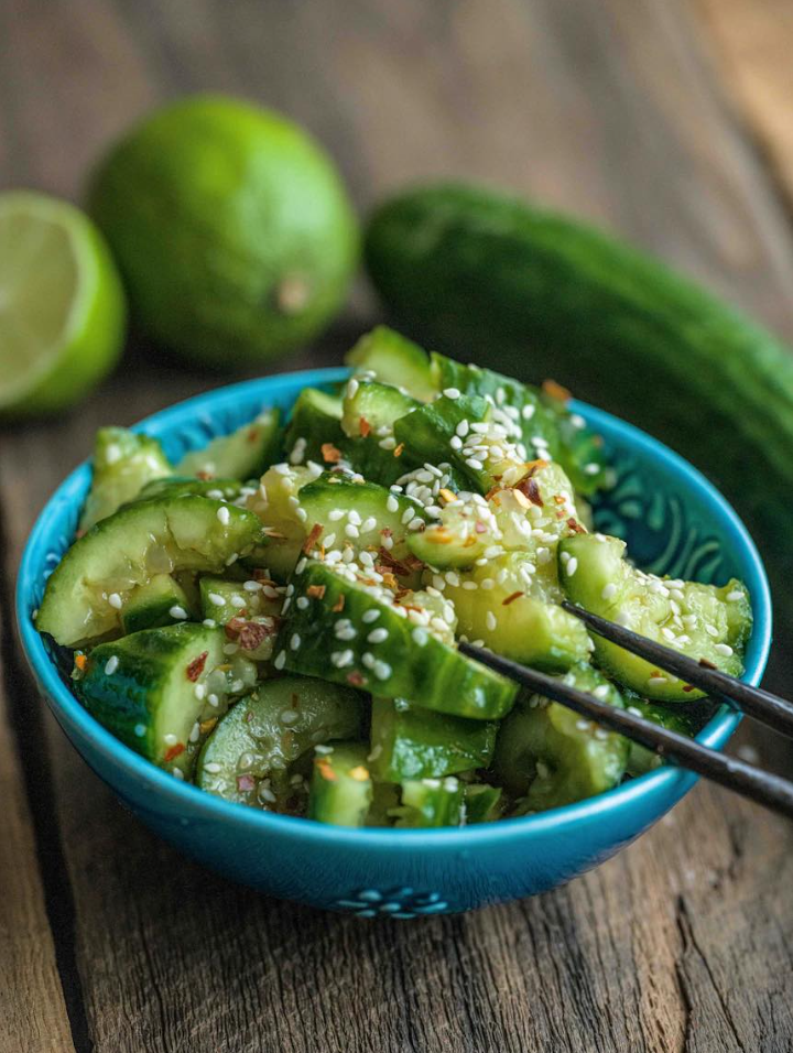 Sałatka ogórkowa – rozgnieciona