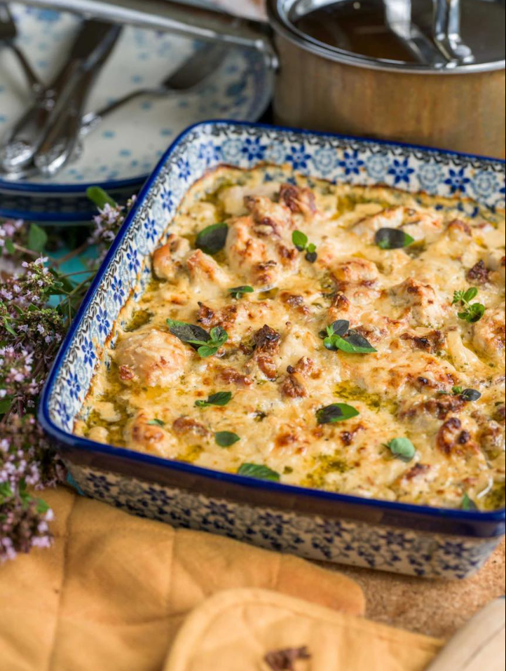 Zapiekany kurczak z parmezanem