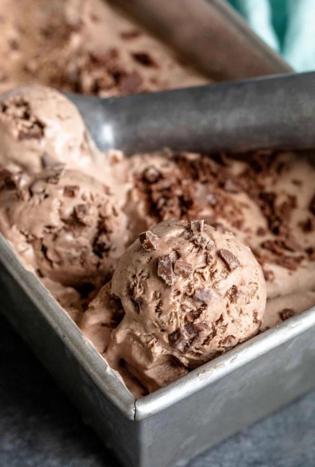 Proste lody czekoladowe