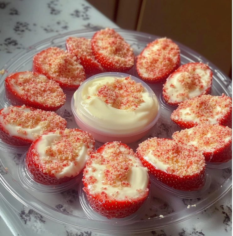 Cheesecake Deviled Strawberries – Pyszna i elegancka przekąska w jednym kęsieCheesecake Deviled Strawberries – Pyszna i elegancka przekąska w jednym kęsie