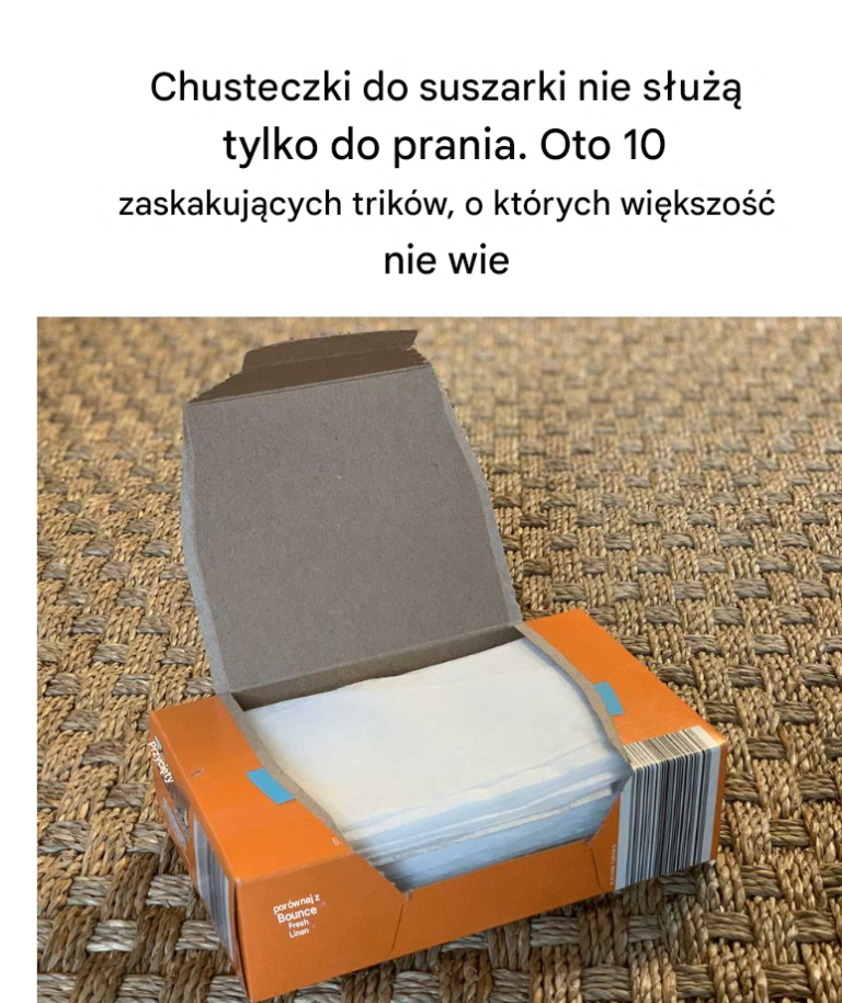 10 niezwykłych zastosowań chusteczek do suszarki – praktyczne triki do domu