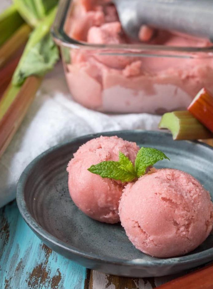 Sorbet rabarbarowy