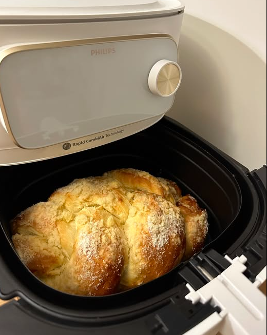 Chałka gigant z kruszonką – puszysta, miękka i idealnie złocista